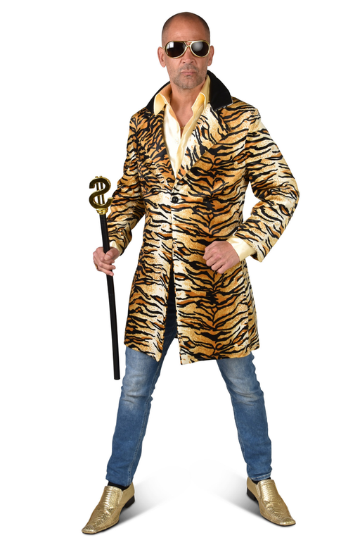 Feestbazaar Pimp Mantel Tijger Heren Premium