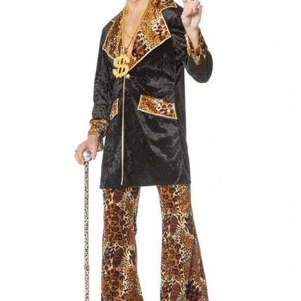 Feestbazaar Pimp Pooier kostuum elite