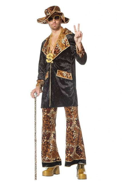 Feestbazaar Pimp Pooier kostuum elite