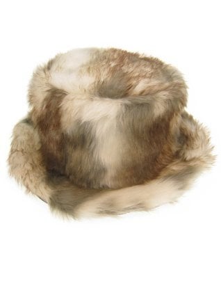 Feestbazaar Pimphoed wolf bont hoog model
