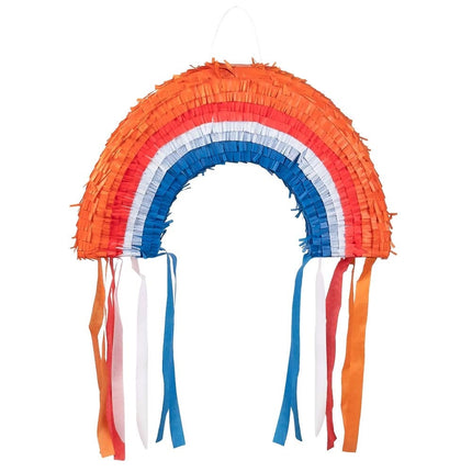 Feestbazaar Pinata Regenboog Oranje Rood Wit Blauw
