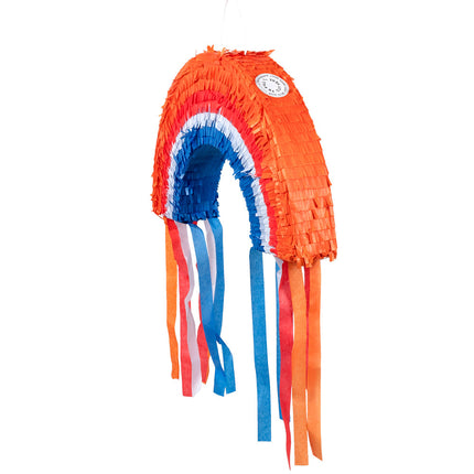 Feestbazaar Pinata Regenboog Oranje Rood Wit Blauw