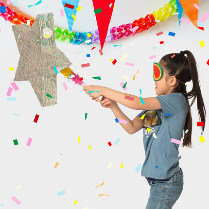 Feestbazaar Pinata Zilverkleurige Ster (45cm)