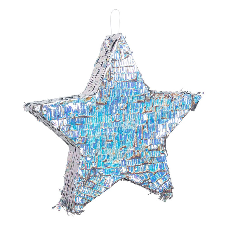 Feestbazaar Pinata Zilverkleurige Ster (45cm)