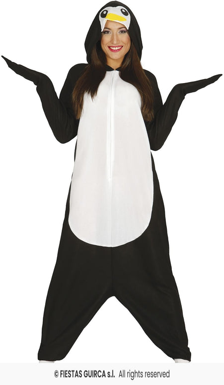 Feestbazaar Pinguin Onesie Kigurumimi Volwassenen