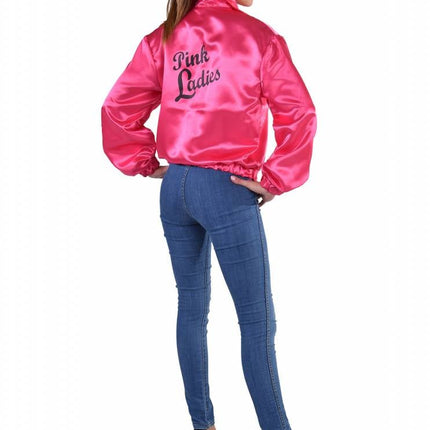 Feestbazaar Pink Ladies jacket deluxe