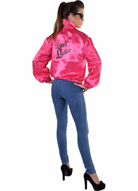 Feestbazaar Pink Ladies jacket deluxe