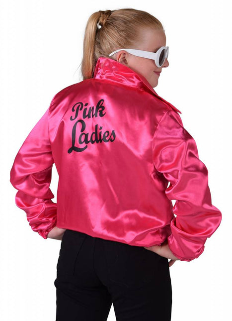 Feestbazaar Pink lady jas kind