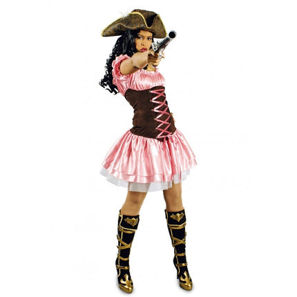 Feestbazaar Pink Pirate Kostuum Diana Dames