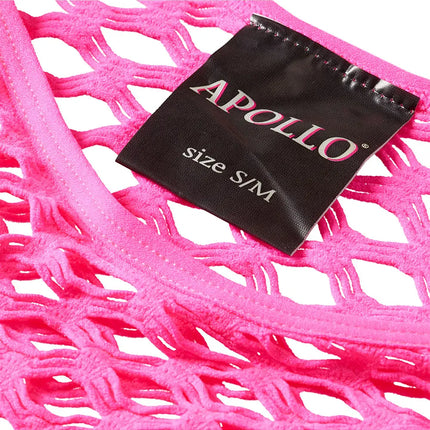Feestbazaar Pink Poison Netshirt Stretch Lange Mouw