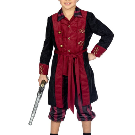Feestbazaar Piraat Kostuum Jongen Burgundy Premium