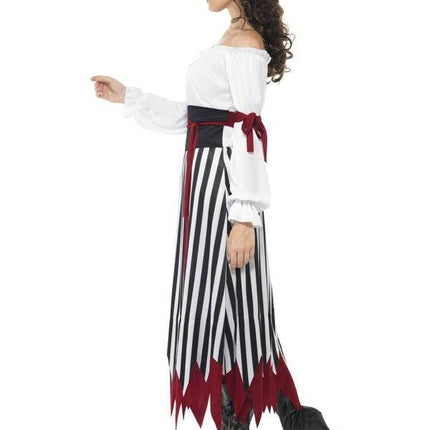 Feestbazaar Pirate verkleedkleding dame lang