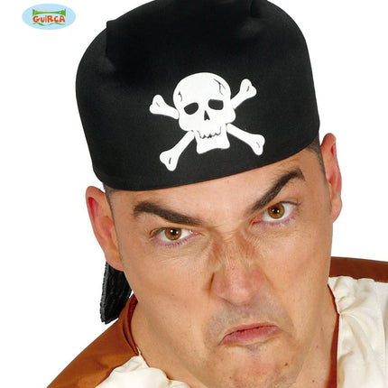 Feestbazaar Piraten bandana doodshoofd