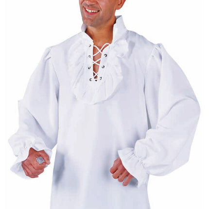 Feestbazaar Piraten Blouse Elite Crème