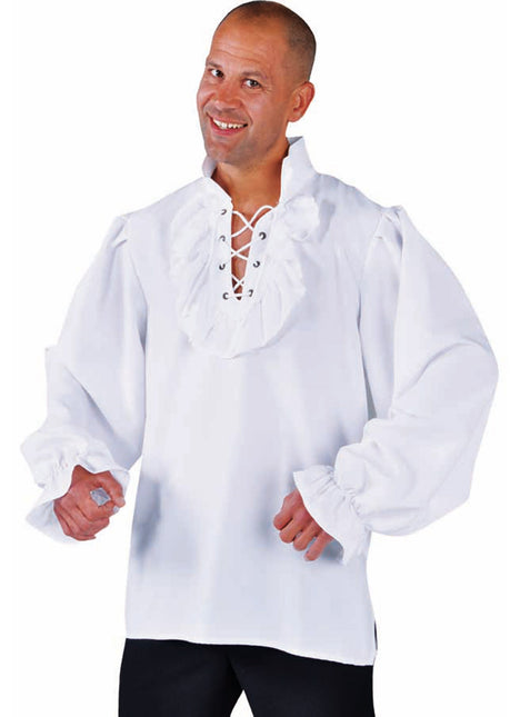 Feestbazaar Piraten Blouse Elite Crème