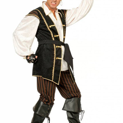 Feestbazaar Piraten Heer elite bruin