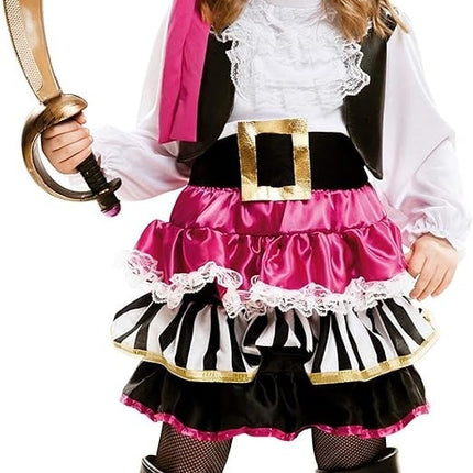 Feestbazaar Piraten Kostuum Pink Premium