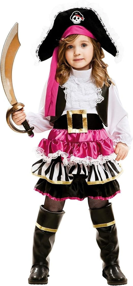 Feestbazaar Piraten Kostuum Pink Premium