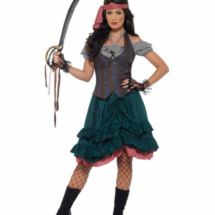 Feestbazaar Piraten outfit dames Bonny luxe