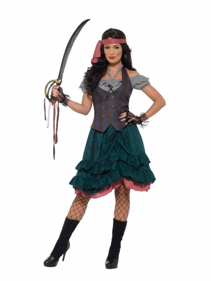 Feestbazaar Piraten outfit dames Bonny luxe