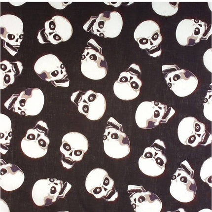 Feestbazaar Piraten zakdoek bandana doodskop
