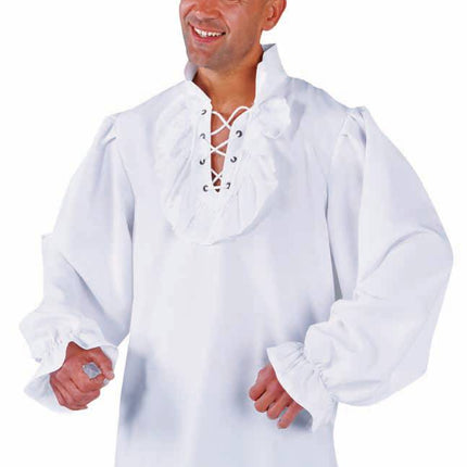 Feestbazaar Piratenblouse wit elite