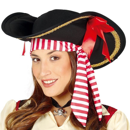 Feestbazaar Piratenhoed vrouw
