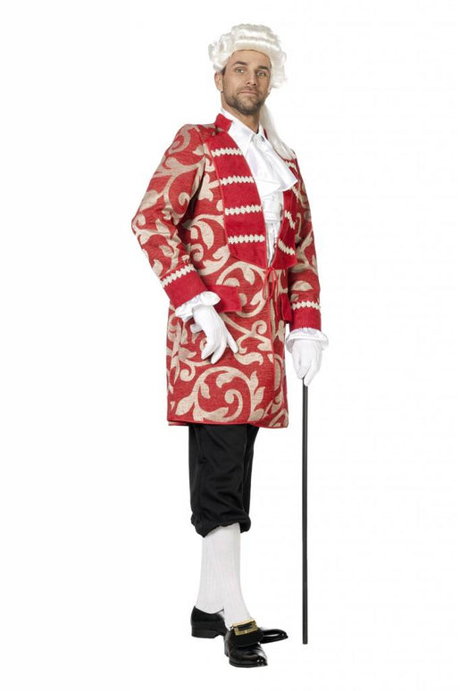Feestbazaar Piratenjas man ecru/rood