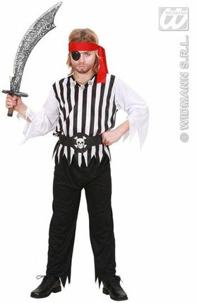 Feestbazaar Piratenkleding kind 4-delig