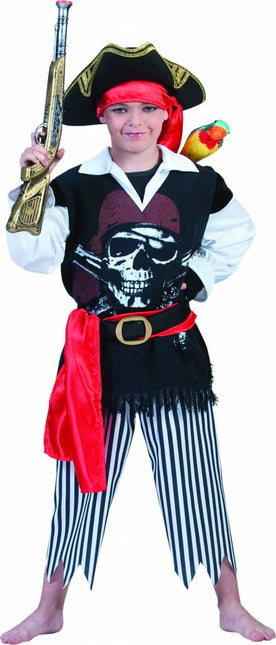 Feestbazaar Piratenkostuum jongen Sailor 4-delig