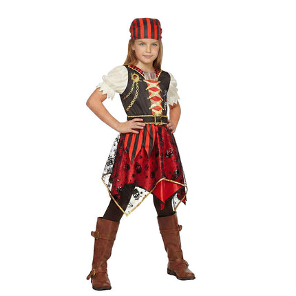 Feestbazaar Piratenkostuum Ruby Meisje
