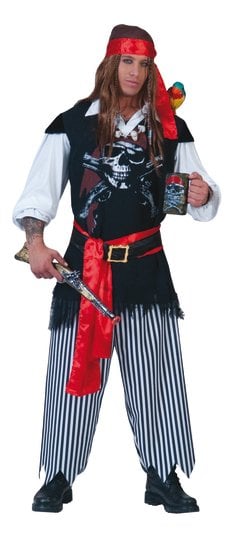 Feestbazaar Piratenkostuum Sailor 4-delig