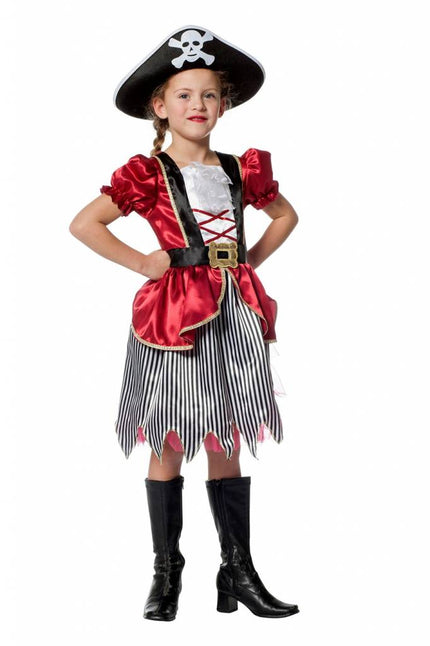 Feestbazaar Piratenmeisje Esmee bordeaux