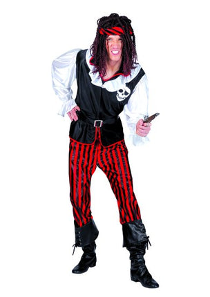 Feestbazaar Piratenpak man 4-delig