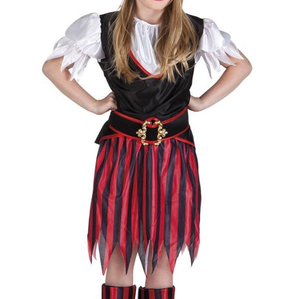 Feestbazaar Piratenpakje meisje 5-delig