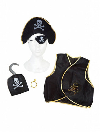 Feestbazaar Piratenset 5-delig kind
