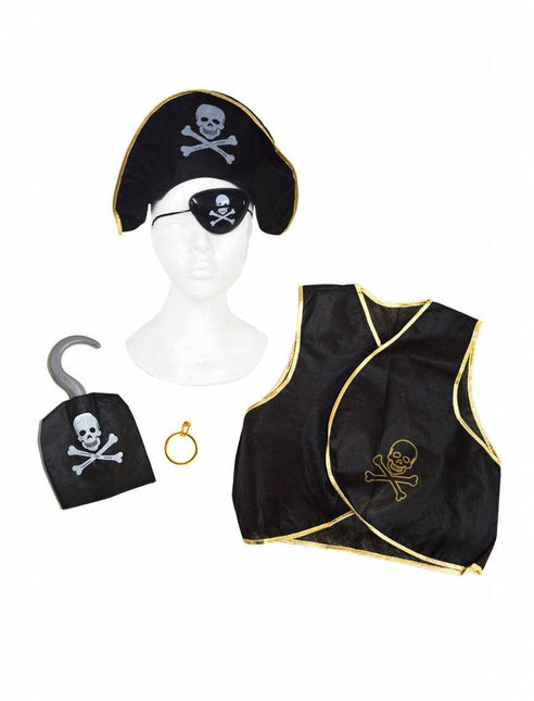 Feestbazaar Piratenset 5-delig kind