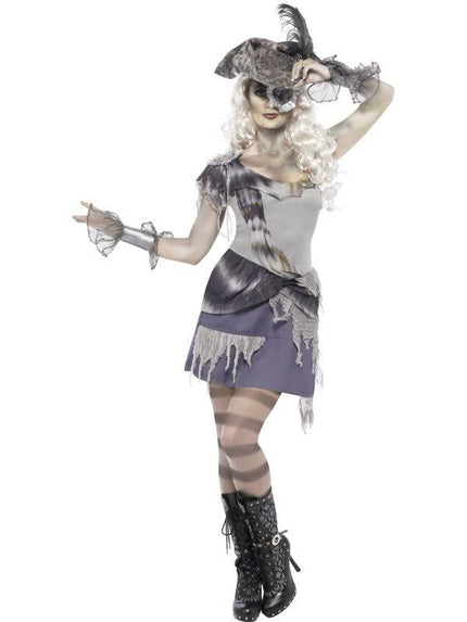 Feestbazaar Piratenvrouw Geest kostuum