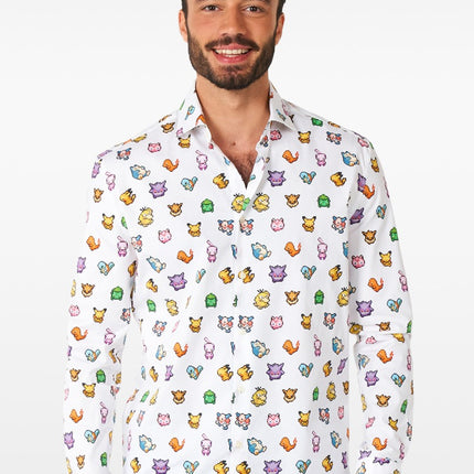 Feestbazaar Pixel Pokemon Blouse Heren Opposuits