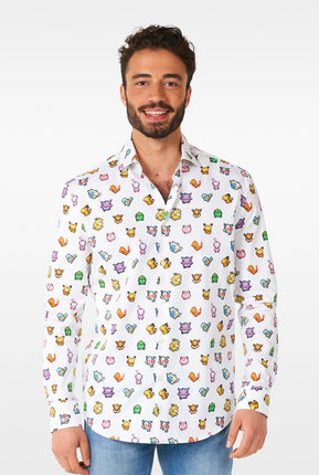 Feestbazaar Pixel Pokemon Blouse Heren Opposuits