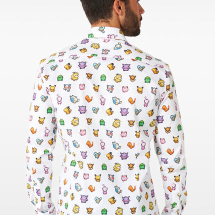 Feestbazaar Pixel Pokemon Blouse Heren Opposuits