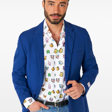 Feestbazaar Pixel Pokemon Blouse Heren Opposuits