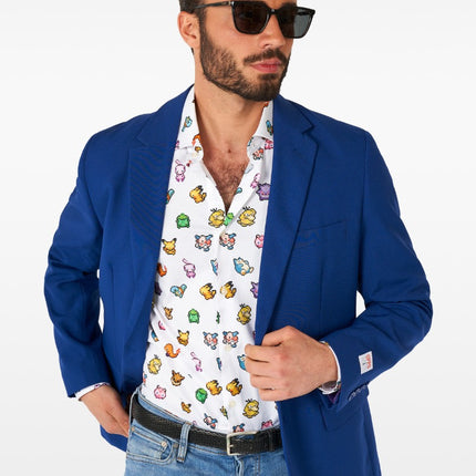 Feestbazaar Pixel Pokemon Blouse Heren Opposuits