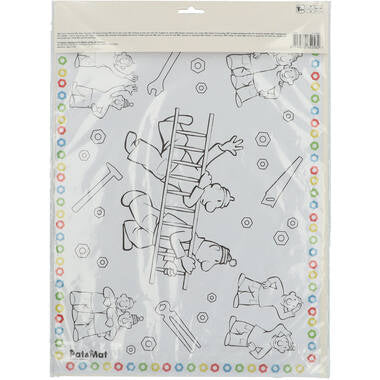 Feestbazaar Placemats Kleurplaten Buurman & Buurman (6st)