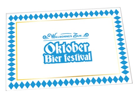 Feestbazaar Placemats Oktober Bier Festival (6st)