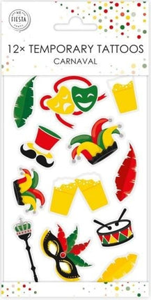 Feestbazaar Plaktattoos Carnaval