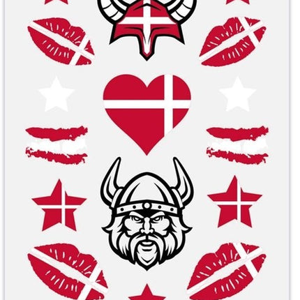 Feestbazaar Plaktattoos Denemarken (18st)