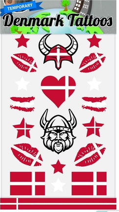 Feestbazaar Plaktattoos Denemarken (18st)