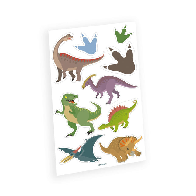 Feestbazaar Plaktattoos Dino Kind (9st)