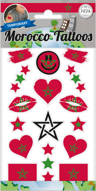Feestbazaar Plaktattoos Marokko (18st)